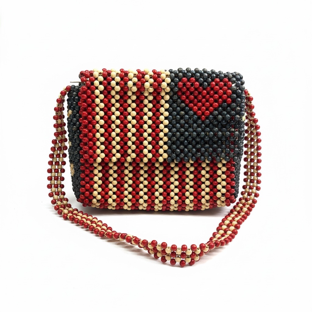 Vintage Playboy Beaded Mini Bag 60s 70s Bunny Logo Retro Purse